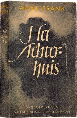 Het Achterhuis Diary of Anne Frank front cover first edition